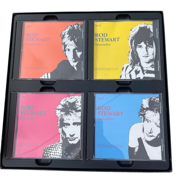 Rod Stewart Vintage Story Teller booklet & CD Collection music collector 90s - Picture 8 of 9